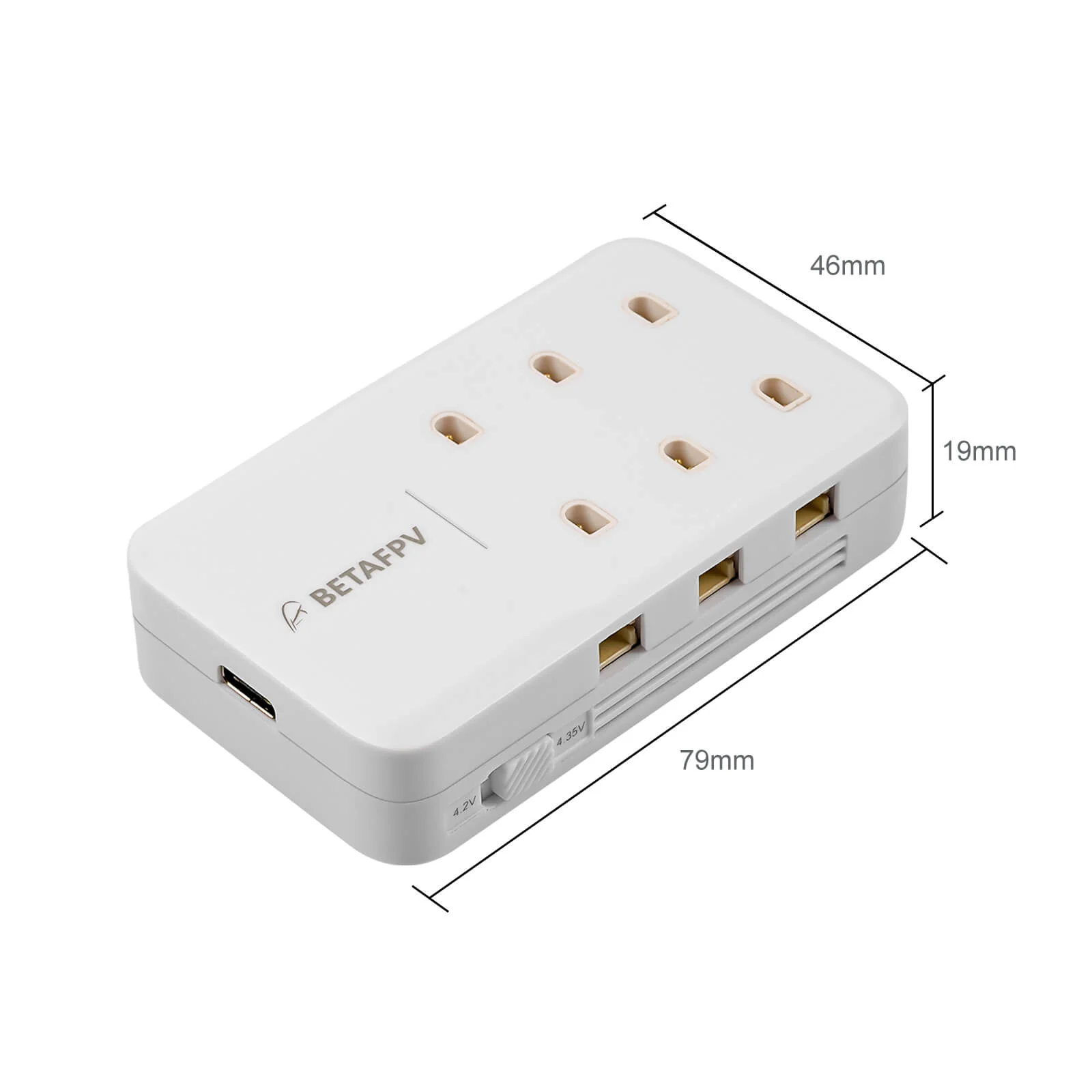 6 Ports 1S Battery Charger & Adapter - Image 3