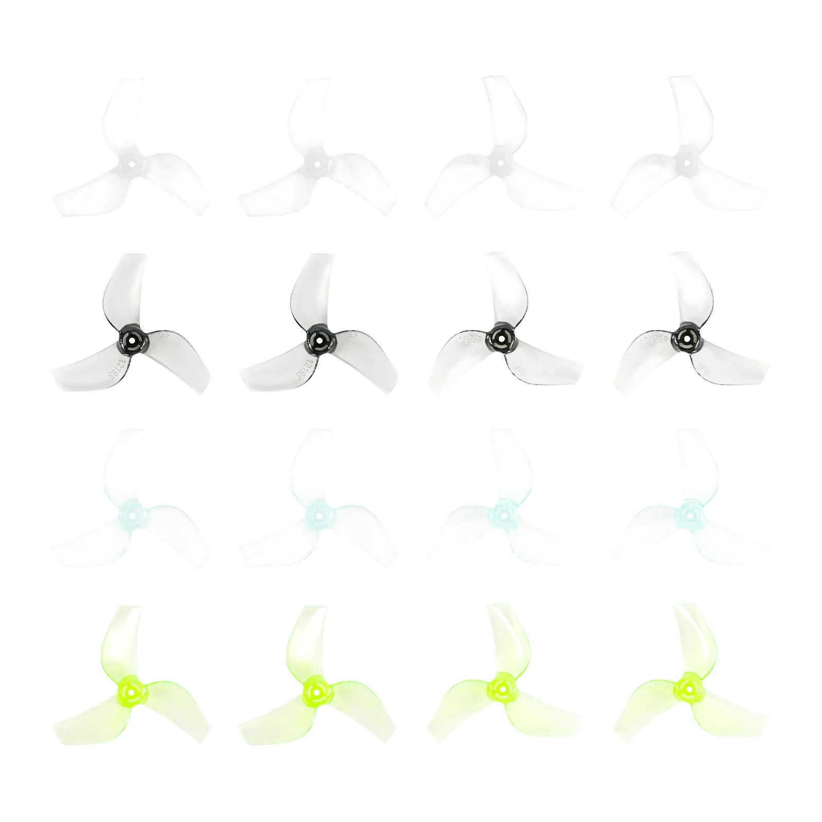 Gemfan 1219S 3-Blade Propellers (1.0mm Shaft) - Image 5