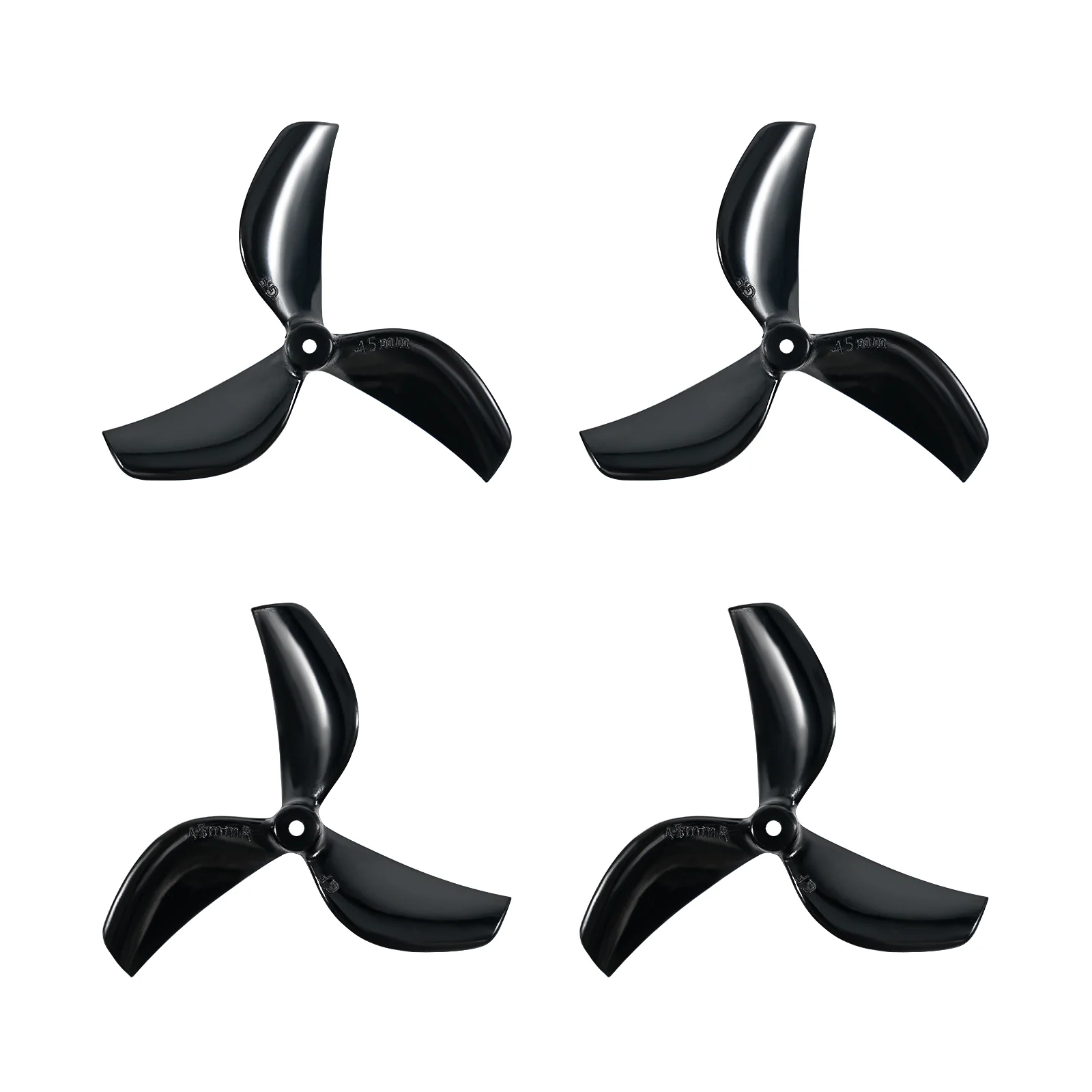 Gemfan 45mm 2-Blade & 3-Blade Propellers (1.5mm Shaft 4PCS) - Image 6